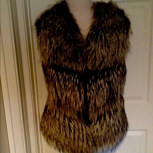 Salvatore Ferragamo y REAL FUR, DYED FOX FUR size M Italian 42 . - Picture 7 of 15